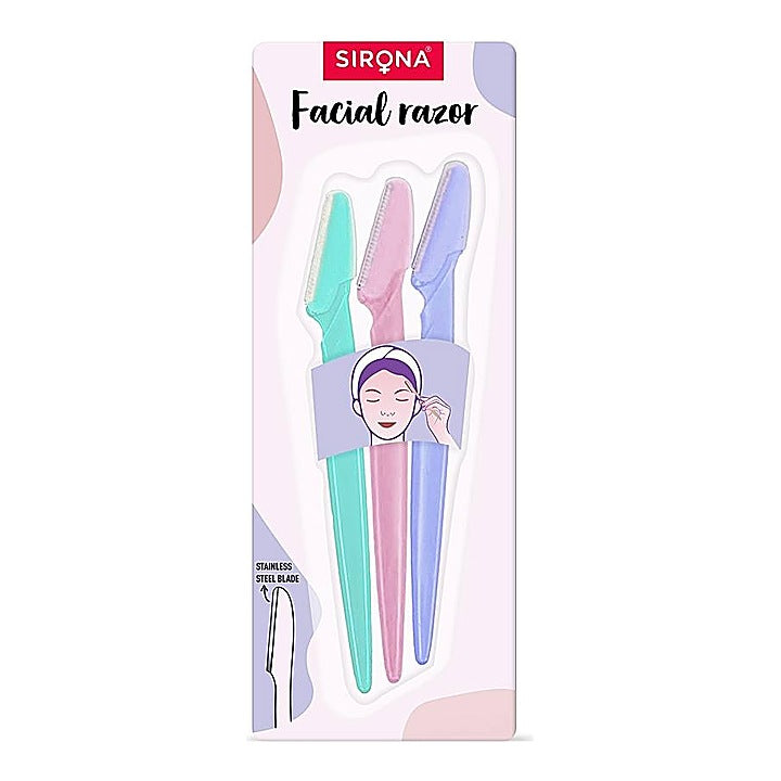 Sirona Facial Razor : 3 U