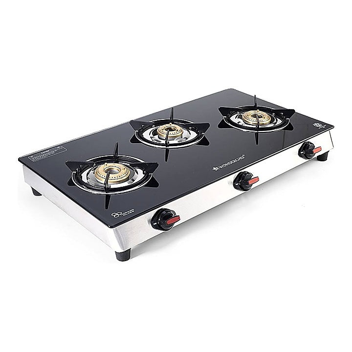 Wonderchef Galaxy Glass Cooktop (Gas Stove) - 3 Burner : 1 Unit