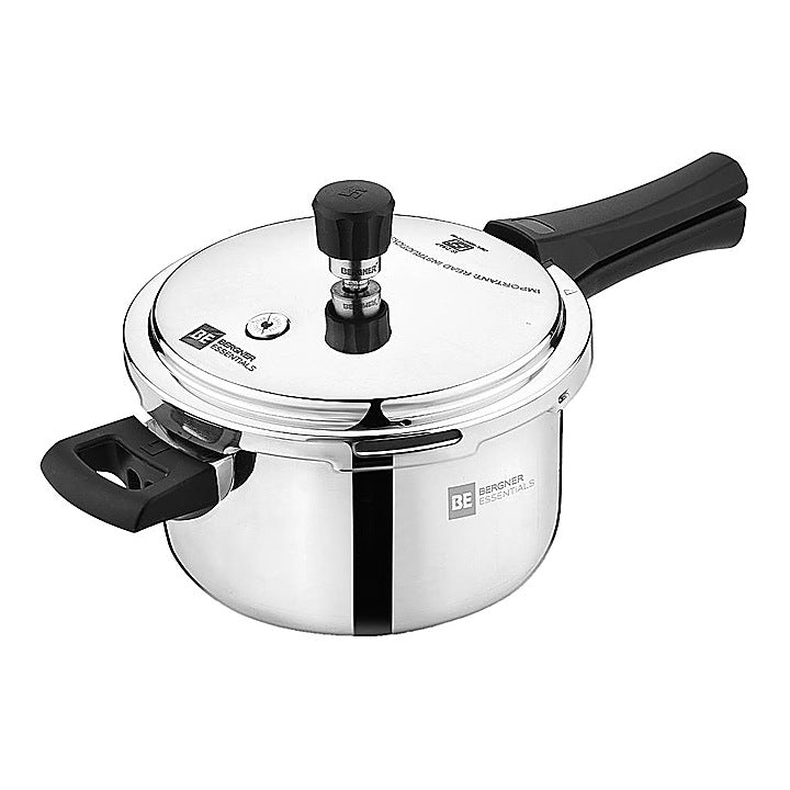 Bergner Essential Triply Stainless Steel Outer lid Cooker - 3 L : 1 Unit