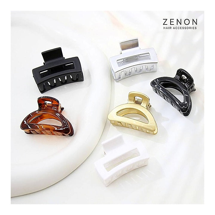 Zenon Small Hair Claw Clip 1153 (Classic Gloss) - 6 Pieces : 1 Unit