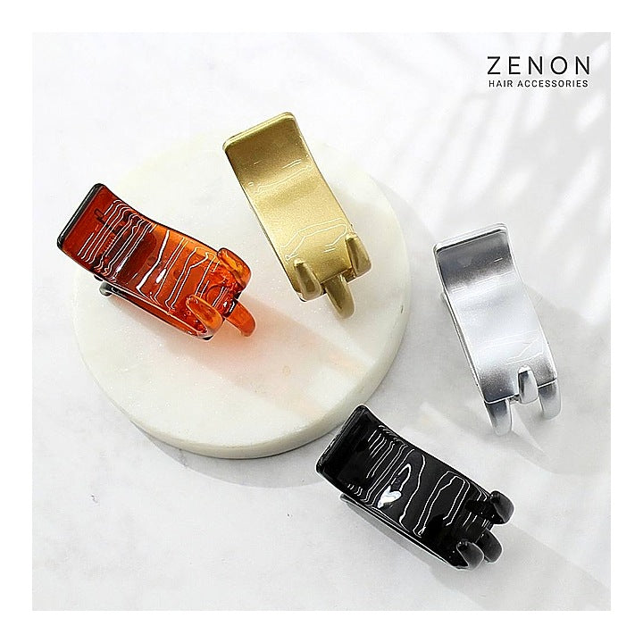 Zenon Medium Hair Claw Clip 3452 (Classic Gloss) - 4 Pieces : 1 Unit