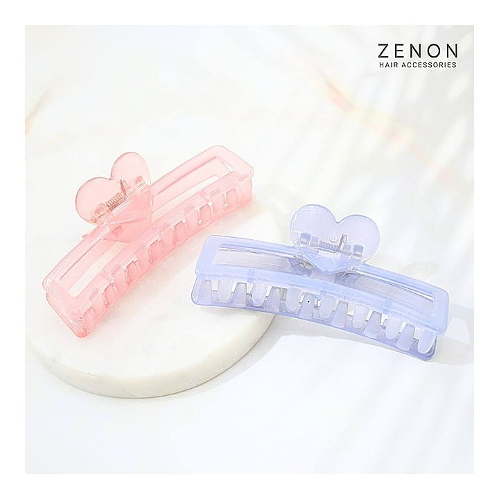 Zenon Big Hair Claw Clip 5121 (Jelly Gloss) - 2 Pieces : 1 Unit