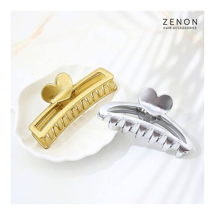 Zenon Big Hair Claw Clip 5124 (Classic Gloss) - 2 Pieces : 1 Unit