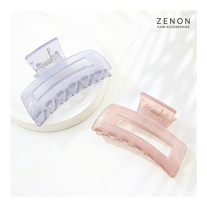 Zenon Big Hair Claw Clip 4032 (Jelly Gloss) - 2 Pieces : 1 Unit