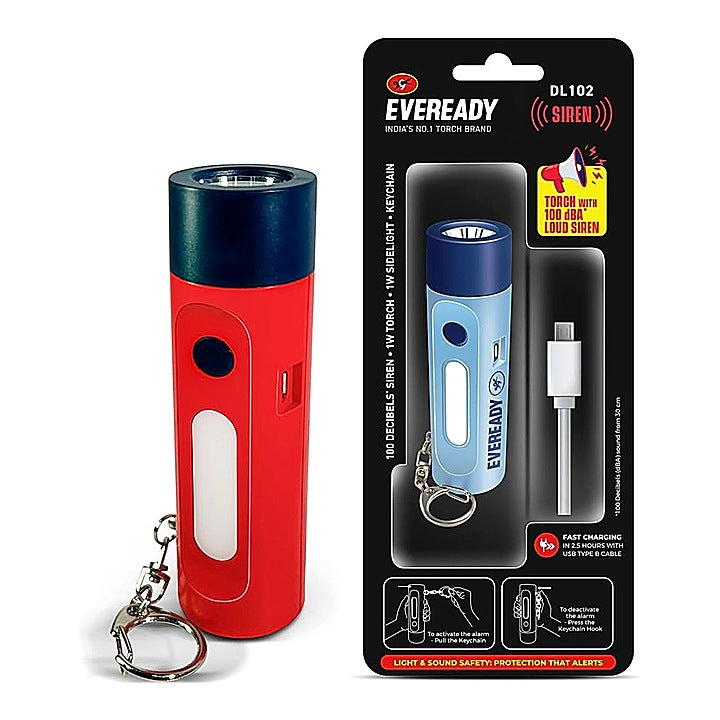Eveready Siren Torch Dl-102 (Assorted) : 1 Unit