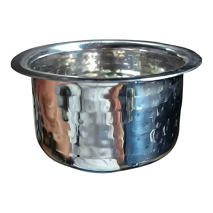 SEGA Stainless Steel Hammered Mathar Tope (800 ml) : 1 Unit
