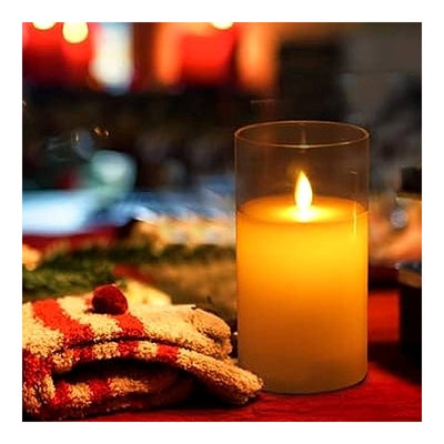 DesiDiya Flameless Candle (Golden) : 1 Unit