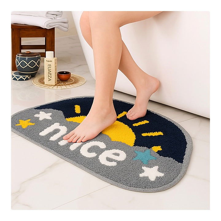 ELANZA Nice Doormat (Multicolour) - 40 x 60 cm : 1 Unit