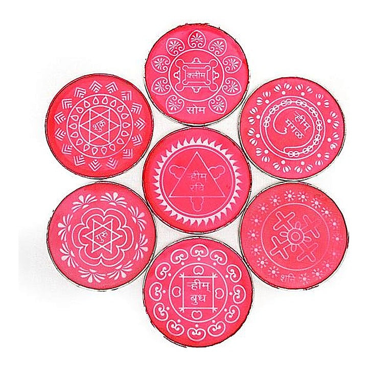 Colorking Saptahik Stencil Set 4 Inch - Pack Of 7 : 1 Unit