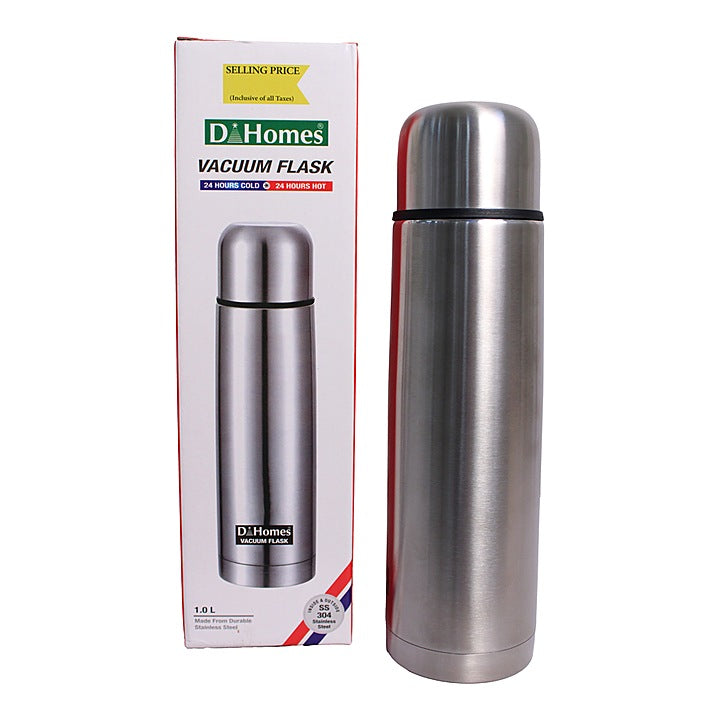 D Homes Stainless Steel Vacuum Flask Bottle 1 L : 1 U