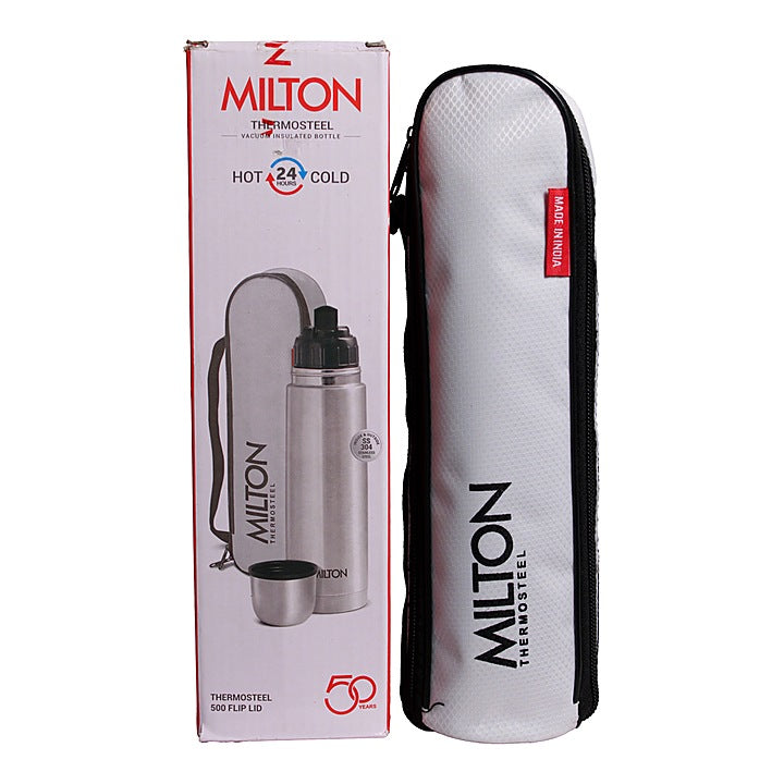 Milton Stainless Steel 304 Vacuum Flask Bottle (500 ml) : 1 Unit
