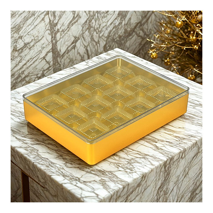Steelo Purre (12 Cavity) Sweets & Dry Fruits Gifting Box : 1 Unit