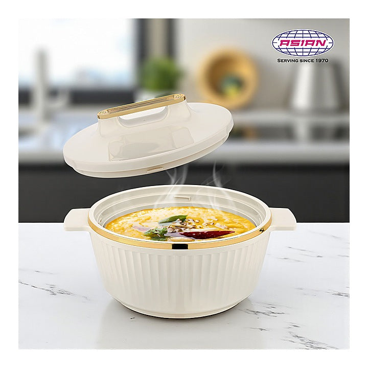 Asian Fancy Insulated Casserole (Beige) - 2.35 L : 1 Unit