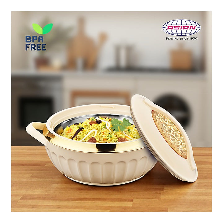 Asian Dignity Casserole (Beige) - 1500 ml : 1 Unit