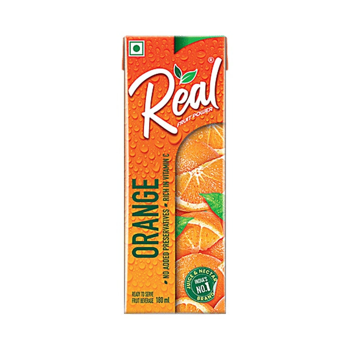 Real India's No.1 Juice - Orange (180 ml)