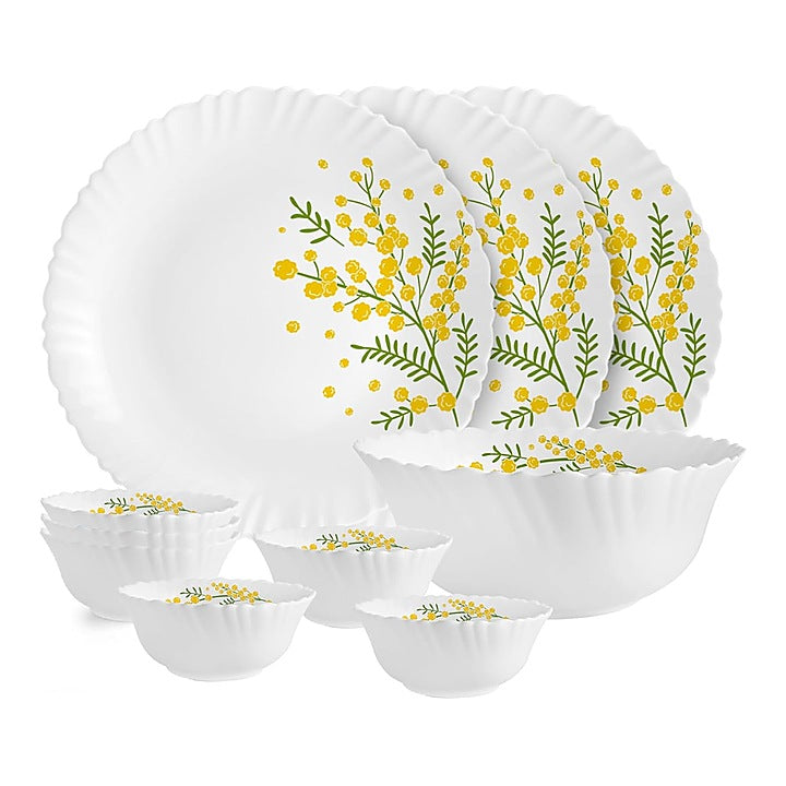Cello Opalware Dazzle Series Girasol Dinner Set - 10 Piece : 1 Unit