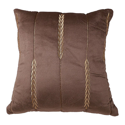 VAA Raindrop Stripes Holland Cushion Cover D23 (Brown) - 40x40 CM : 1 U