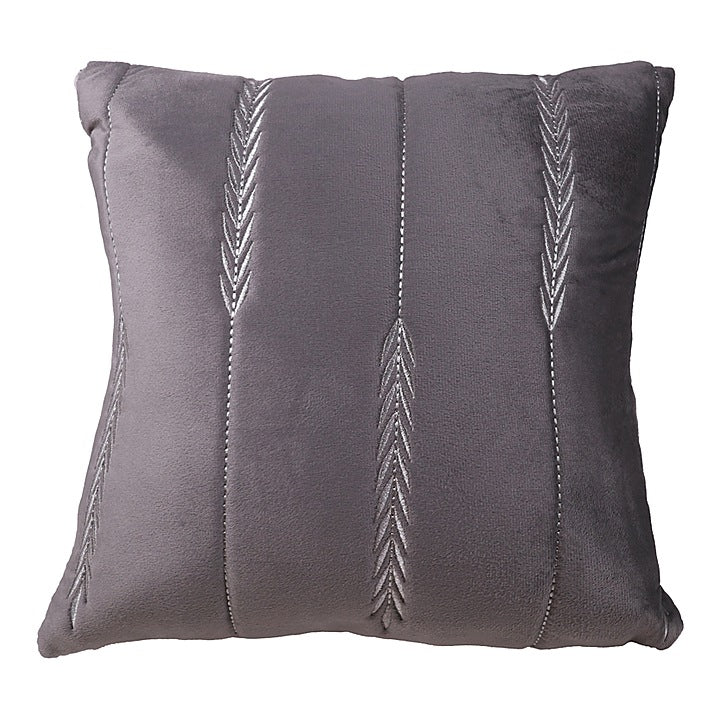 VAA Raindrop Stripes Holland Cushion Cover D23 (Grey) - 40x40 CM : 1 U
