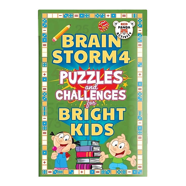 Brain Storm 4 Puzzles And Challenges For Bright Kids | Red Panda | Children's Book