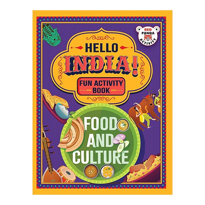 Hello India Fun Activity Book Food And Culture By Red Panda