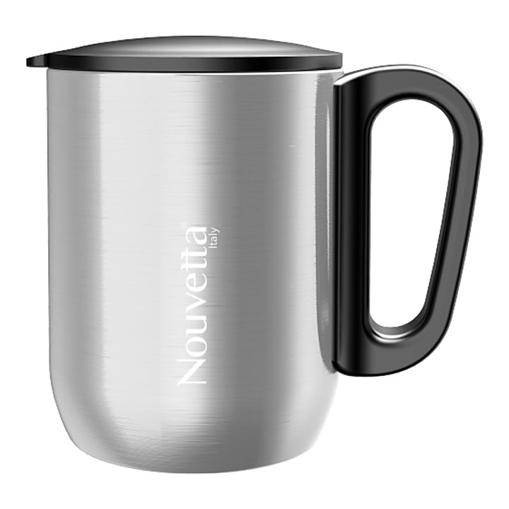 Nouvetta Alpha Double Wall Coffee Mug - (Silver) : 1 Unit