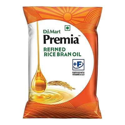 DMart Premia Refined Rice Bran Oil : 800 g