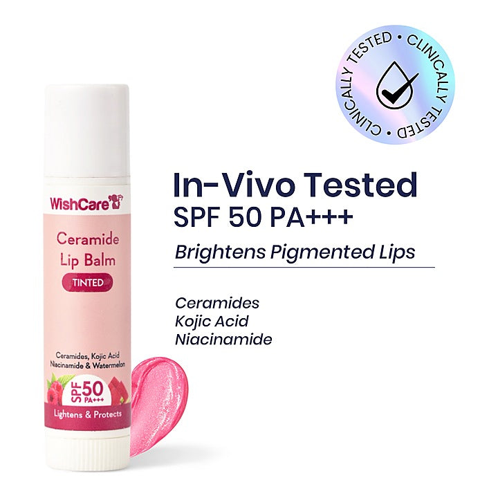 Wishcare Ceramide Lip Balm Tinted 50 P+++ Spf : 5 g