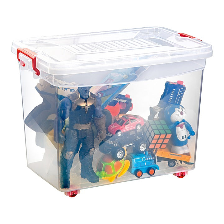Joyo Roller Plastic Storage Container With Wheels - 42 L : 1 Unit