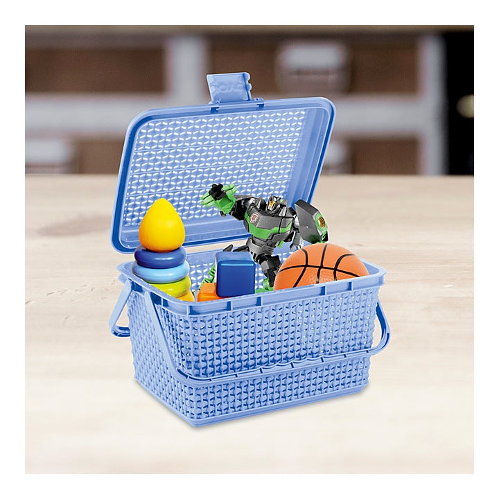 Joyo Filo Plastic Multipurpose Basket (Small) - Pleasant Blue : 1 Unit