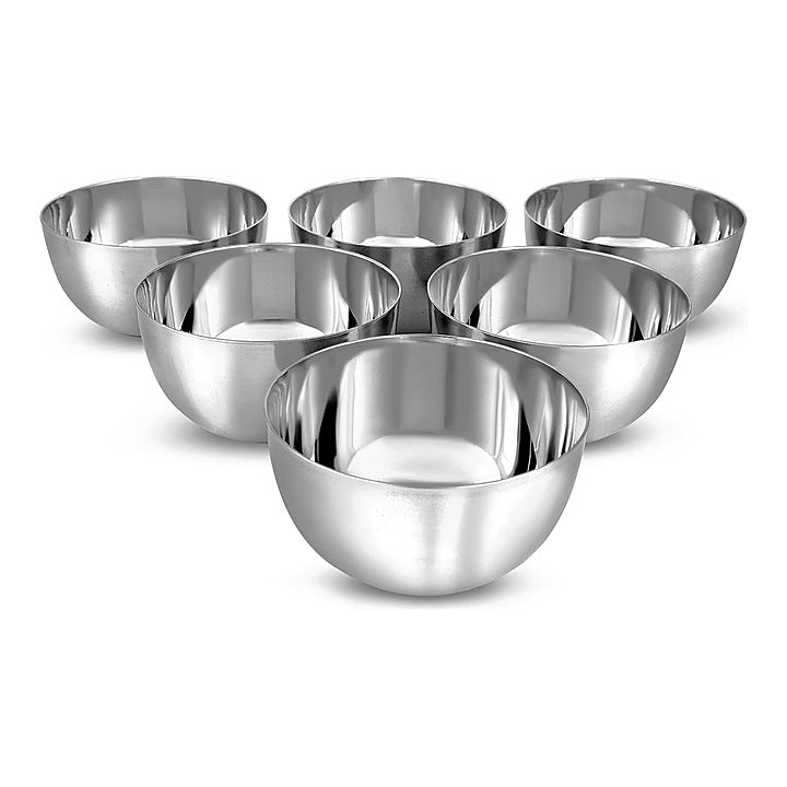 Limetro Stainless Steel Bowl (6 Pieces) : 1 Unit