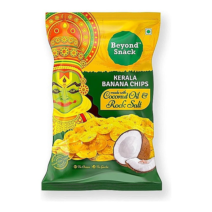 Beyond Snack Kerala Banana Chips Made With Coconut Oil And Rock Salt : 150 g
