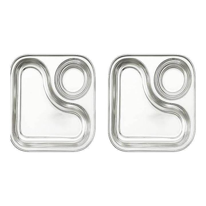 SEGA Stainless Steel Chip & Dip Plate : 2 N