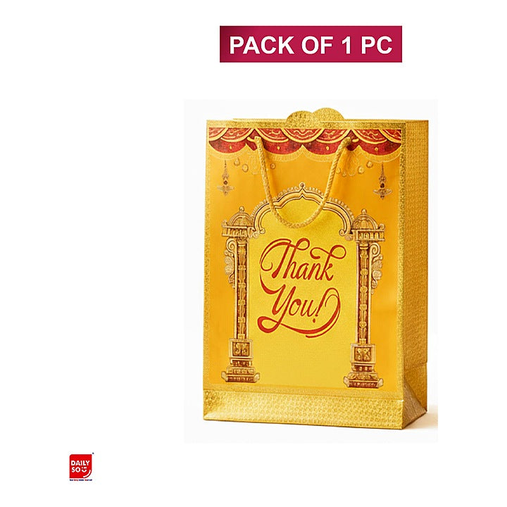 Dailyso Flower Design Gift Bag D2 - Micro Metalic - 1 Pieces : 1 Unit