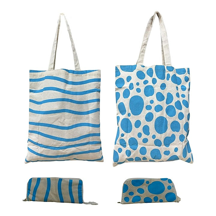 Go Green Foldable Carry Bag (CB08/2-6) Set Of 2 : 1 Unit