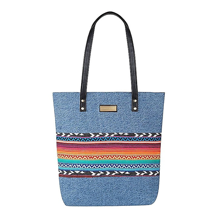 Kanvas Katha Tote Bag (KKNEA008) Ice Blue : 1 Unit