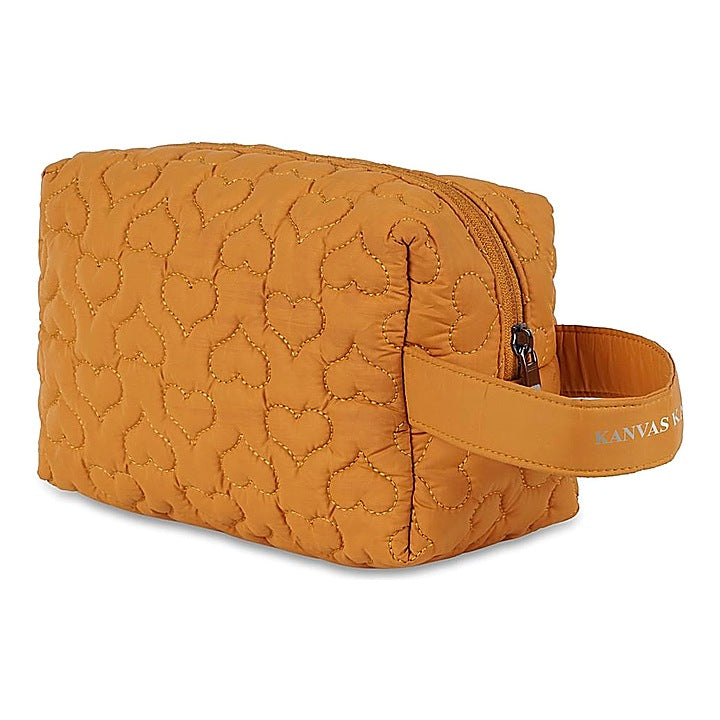 Kanvas Katha Vanity Pouch (KKCP001) Mustard : 1 Unit