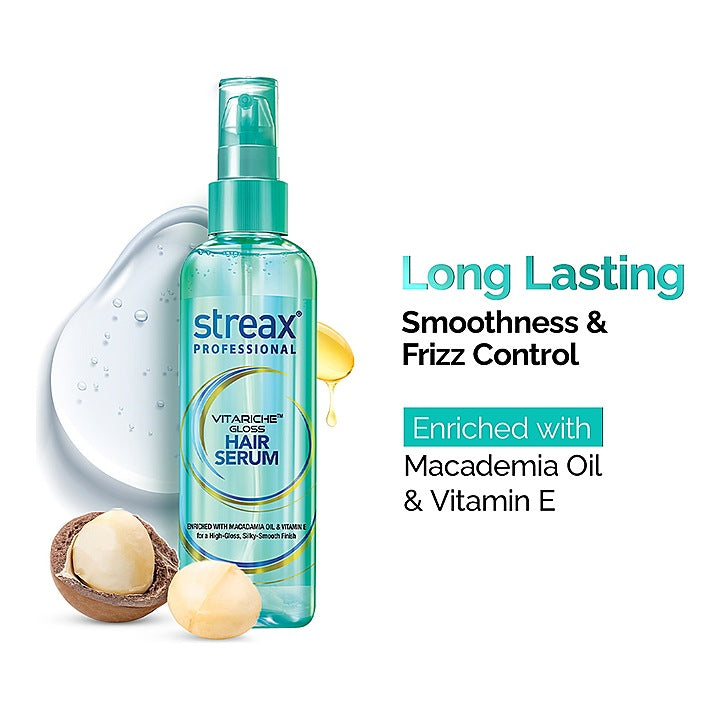 Streax Professional Vitariche Gloss Hair Serum : 200 ml