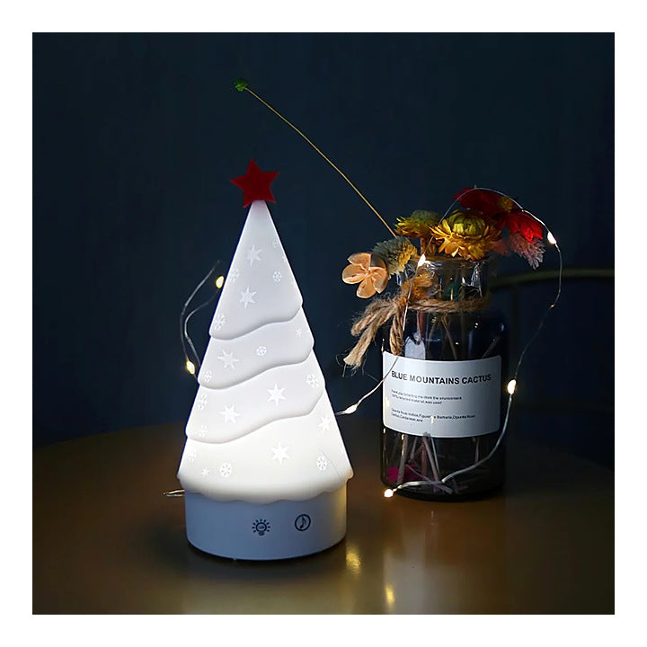 Desidiya Snow Tree Silicone Led Night Lamp (Multicolor) : 1 Unit