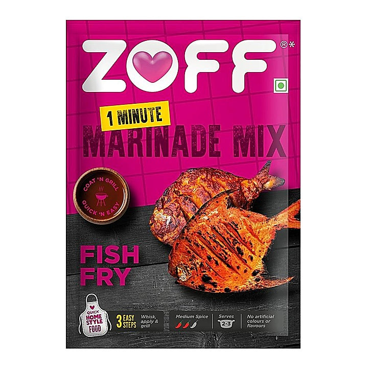Zoff 1 Minute Marinade Mix Fish Fry Masala : 25 g