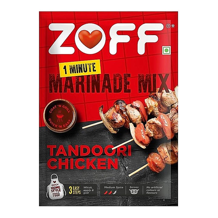 Zoff 1 Minute Marinade Mix Tandoori Chicken Masala : 25 g