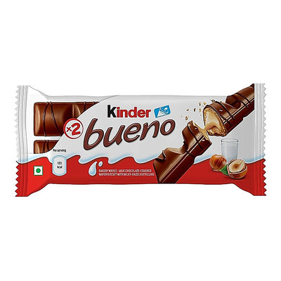 Kinder Bueno Milk Chocolate Wafer Biscuit : 43 g
