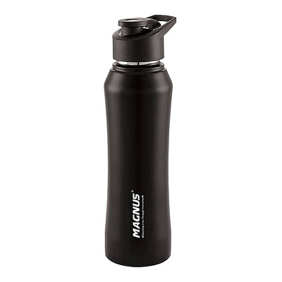 Magnus Oscar Stainless Steel Water Bottle (750 ml) Black : 1 Unit