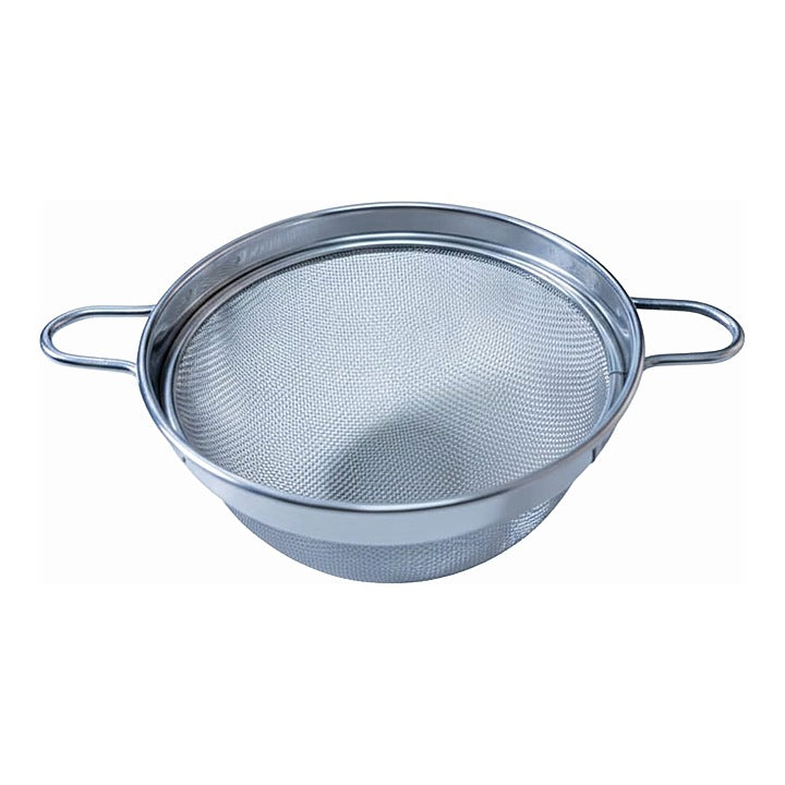 Om Prabhat Stainless Steel Double Handle Juice Strainer No 4 : 1 Unit