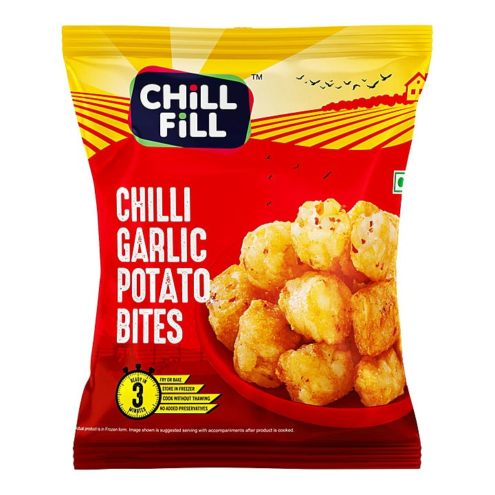 Chill Fill Chilli Garlic Potato Bites : 420 g