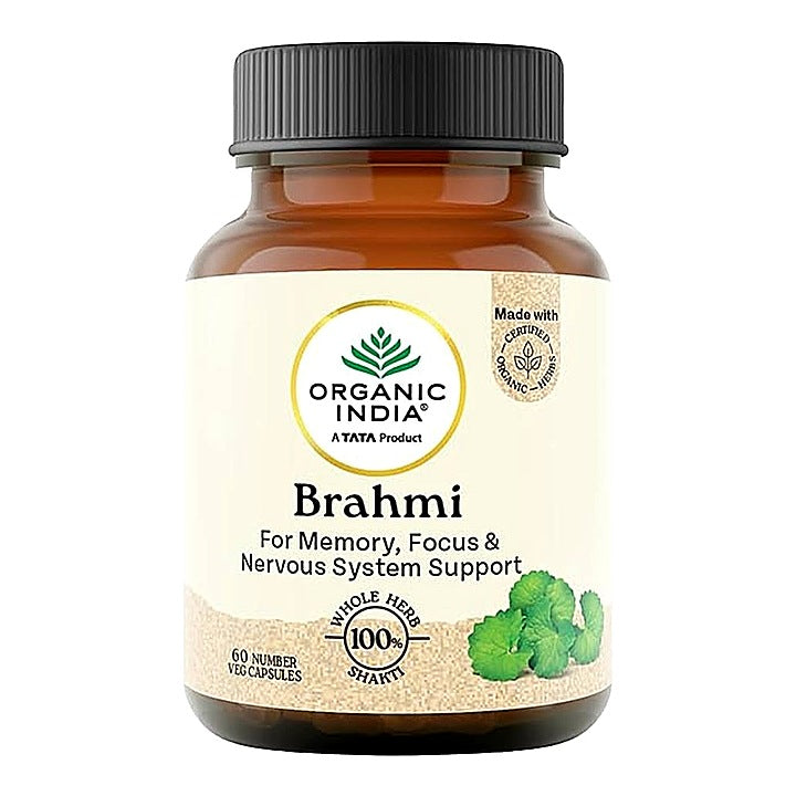 Organic India Brahmi Capsules : 60 U