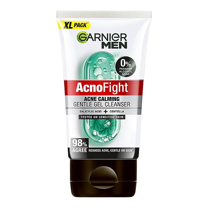 Garnier Men Acne Calming Gentle Gel Cleanser Face Wash : 150 g