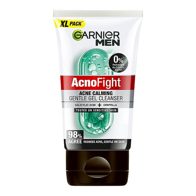 Garnier Men Acne Calming Gentle Gel Cleanser Face Wash : 150 g