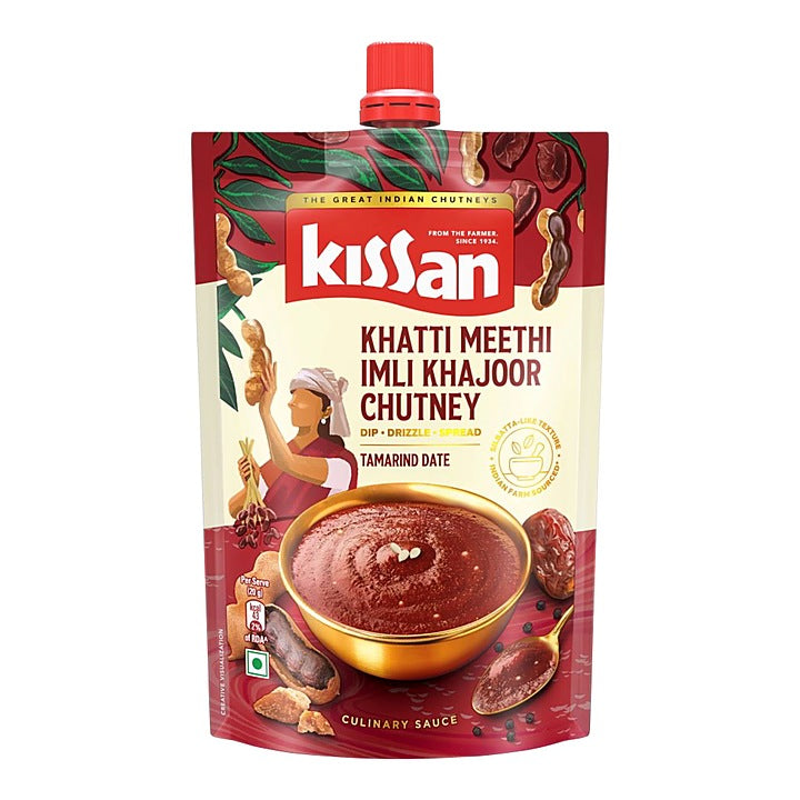 Kissan Khatti Meethi Imli Khajoor Chutney : 200 g