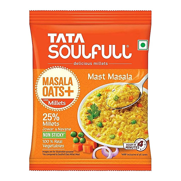 Tata Soulfull Mast Masala Oats : 33 g