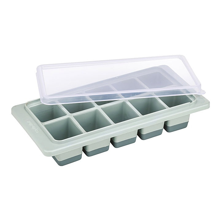 Joyo Pop Up Pure Ice Tray With Lid (Coral Green) : 1 Unit